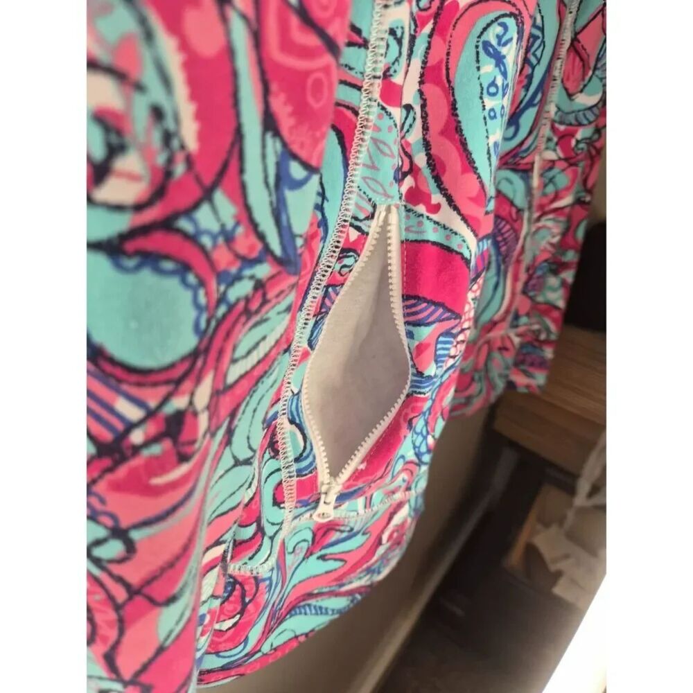 Talbots Sport Zip Jacket Coastal Preppy Athletic Tennis Golf Lilly Pulitzer Vibe - Picture 6 of 9